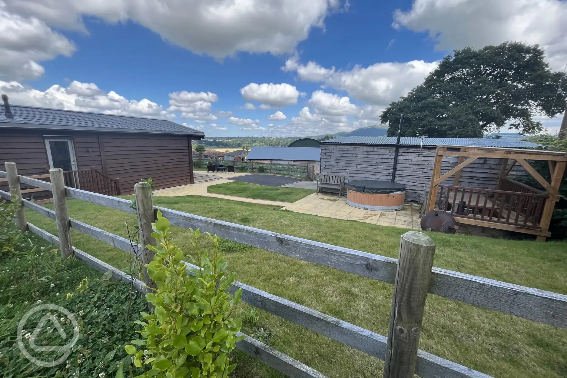 Stag cabin and hot tub