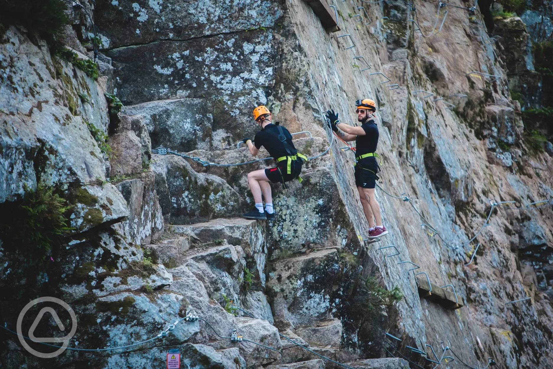 Cliff climbing - activities onsite