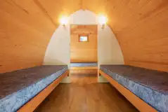 Camping pod (3 person) interior