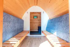 Camping pod (2 person) interior