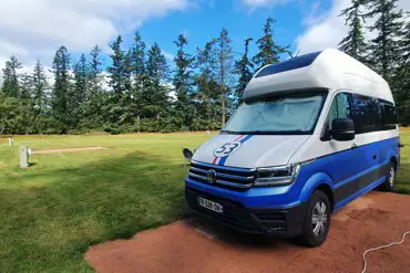 Motorhome on CL pitch
