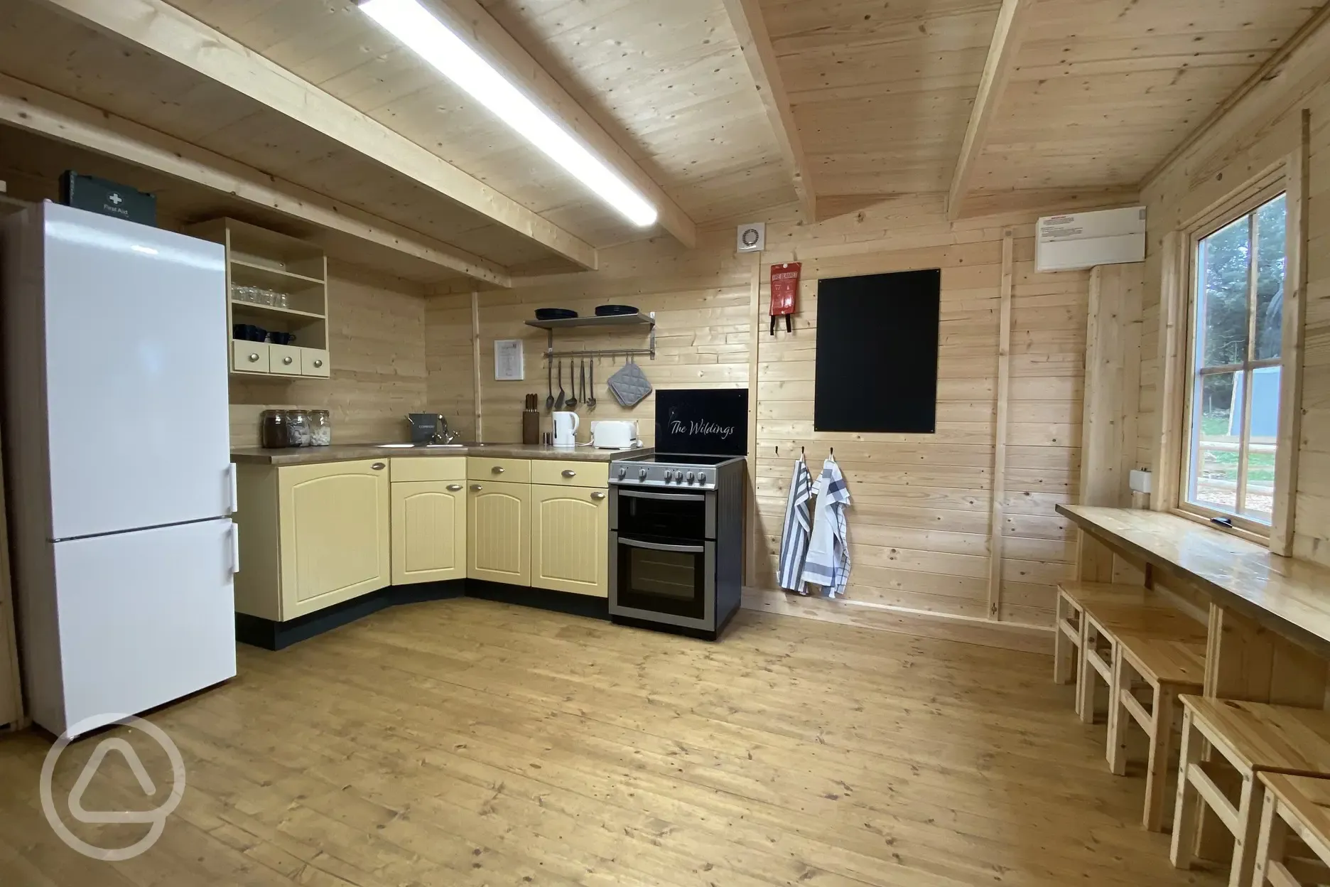 Communal kitchen area