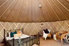 Yurt interior