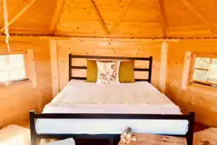 Hyssop glamping cabin interior