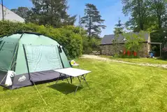 Grass tent pitches with optional electric Grass tent pitches with optional electric