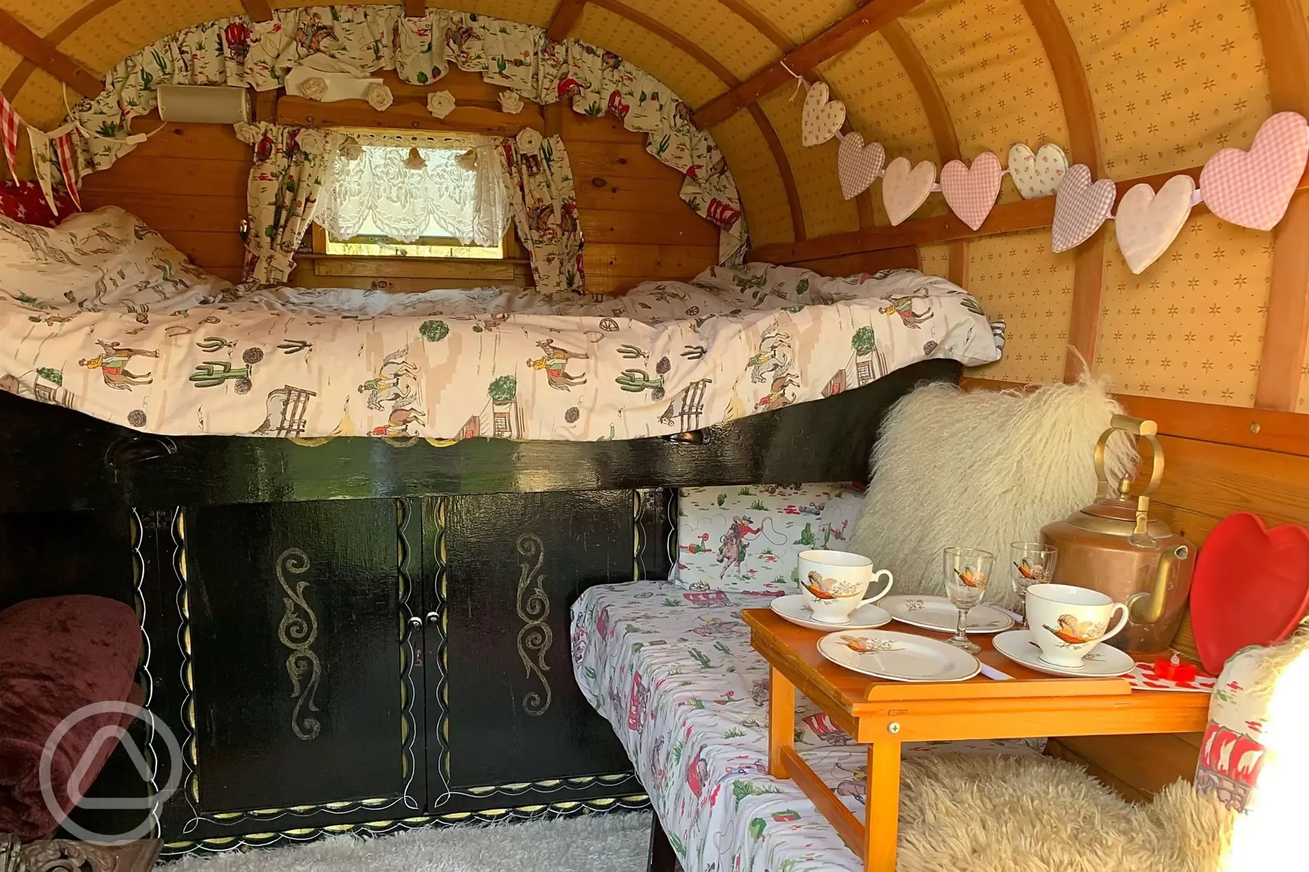 Mabel gypsy caravan interior