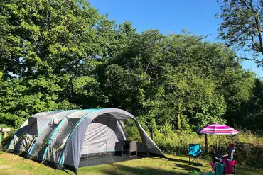 Grass tent pitches (optional electric)