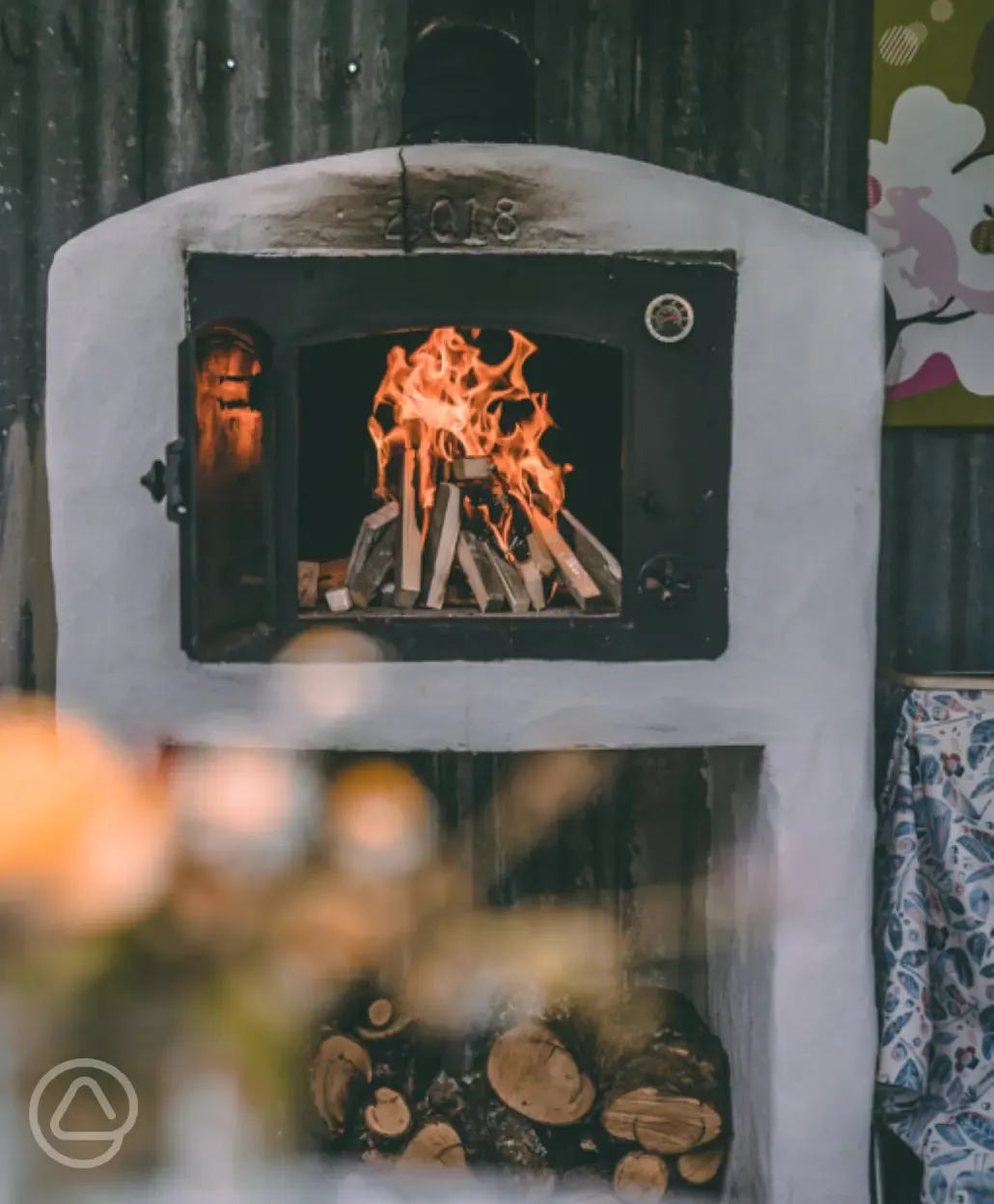 Mabel gypsy caravan wood burning stove