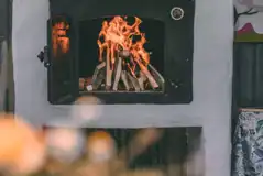 Mabel gypsy caravan wood burning stove