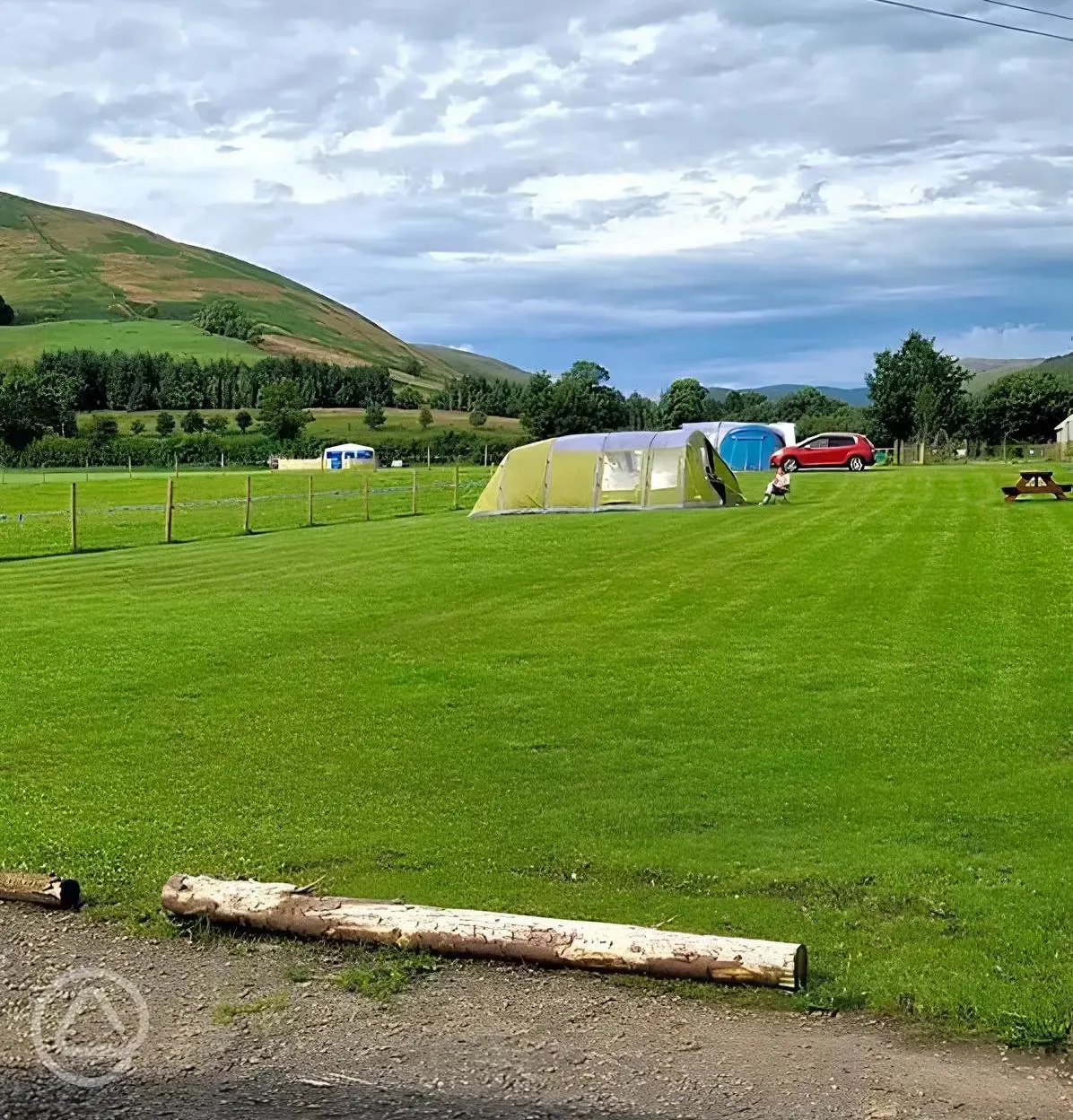 Grass mesh pitches with optional 10 amp electric