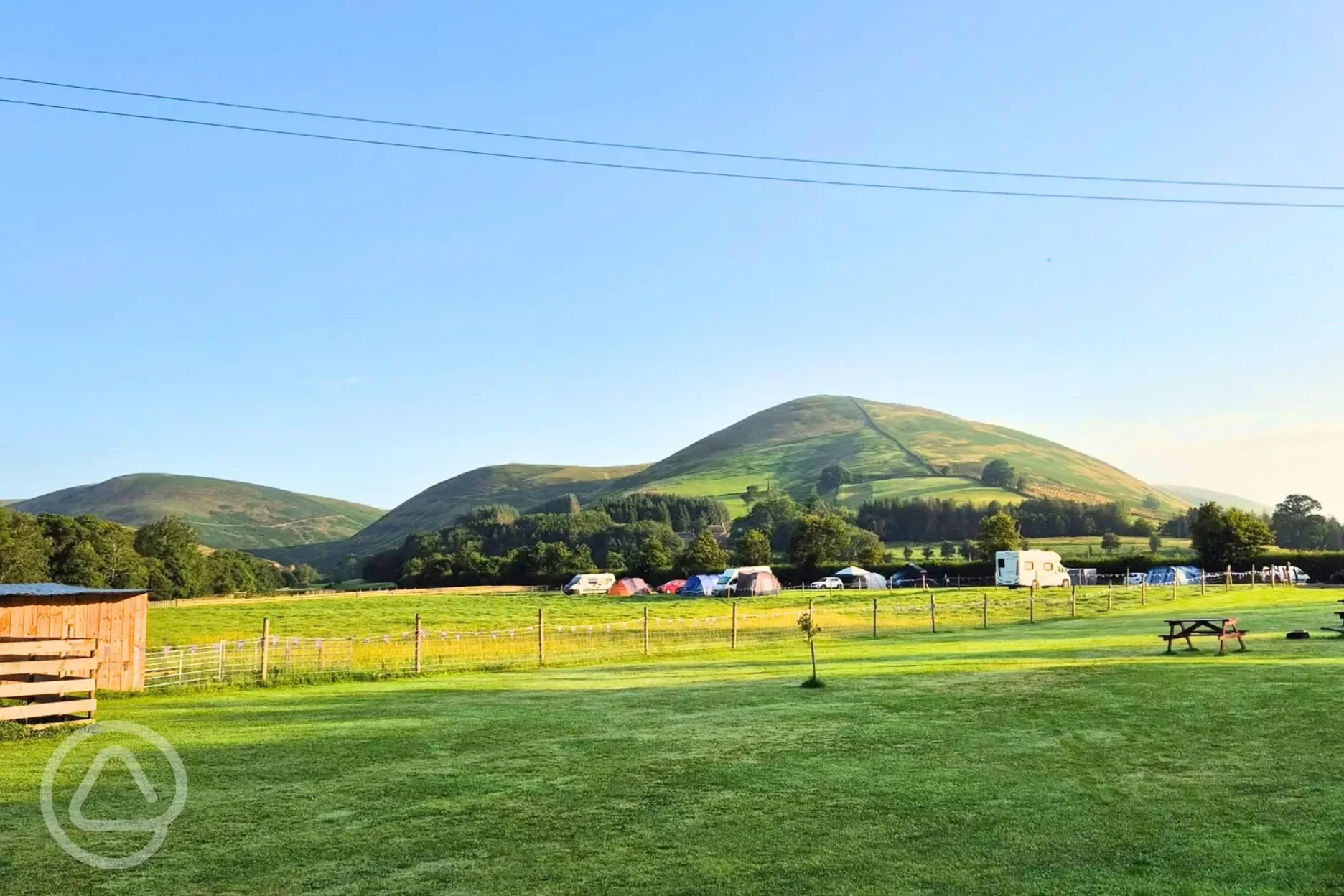 Grass mesh pitches with optional 10 amp electric