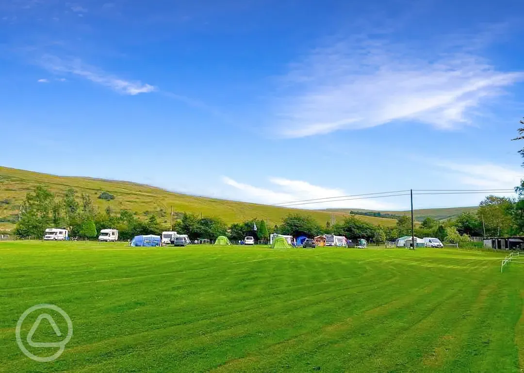 Grass mesh pitches with optional 10 amp electric