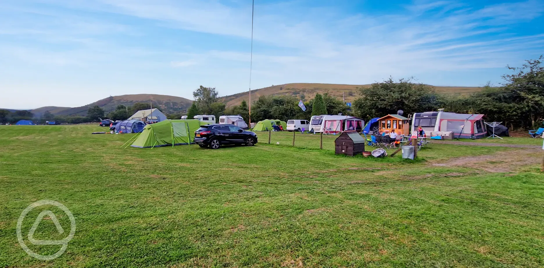 Grass mesh pitches with optional 10 amp electric