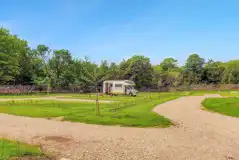 Electric hardstanding pitches with a 10 amp hook up