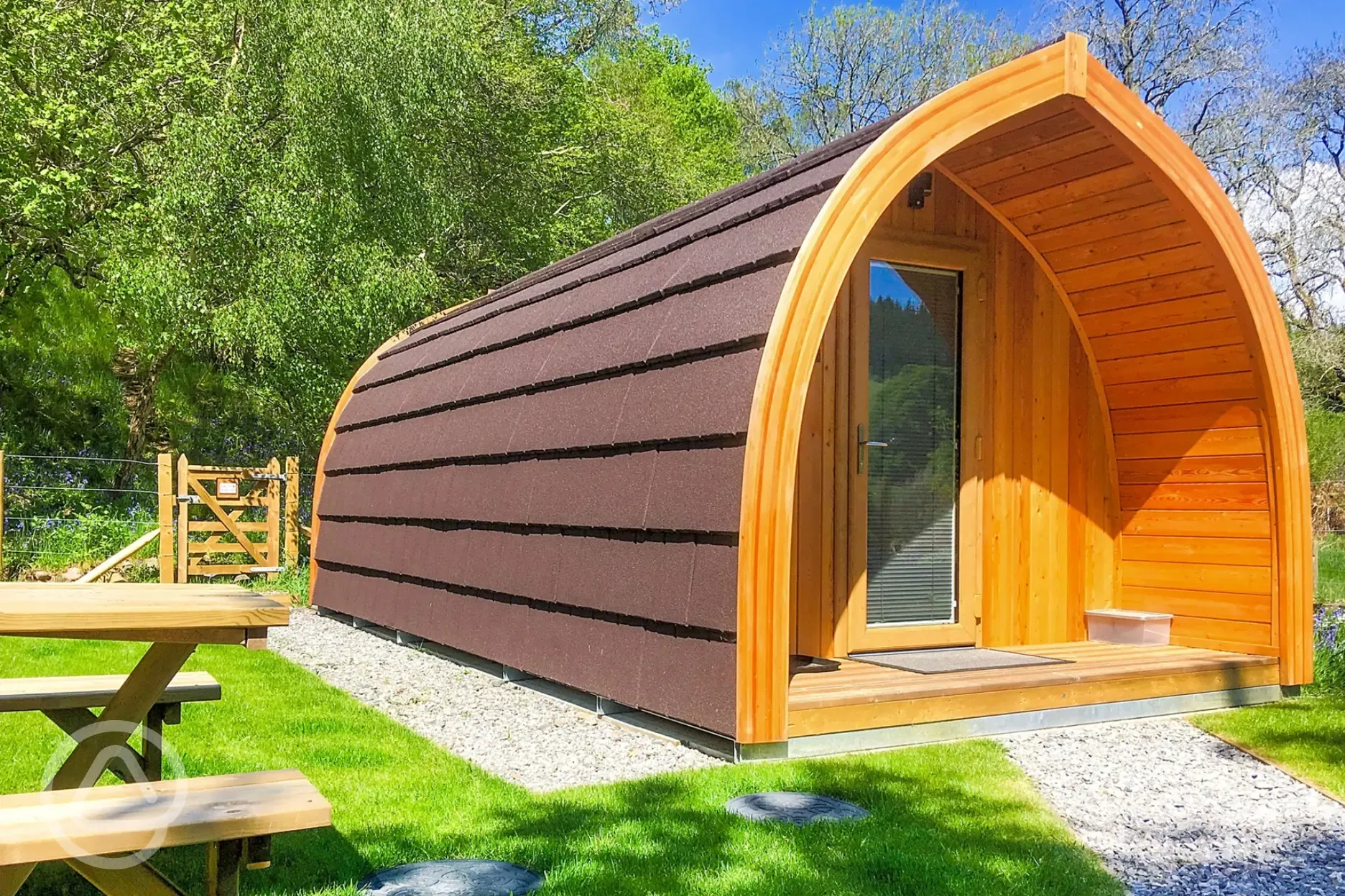 External of Coltie Glampod, sleeping two and dog friendly