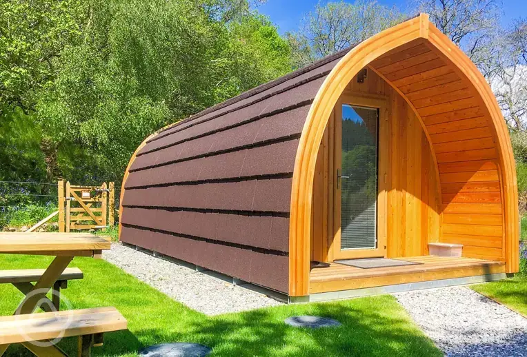 External of Coltie Glampod, sleeping two and dog friendly