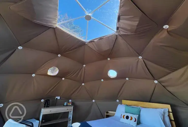 Geodome interior