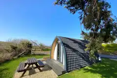 Camping pod with valley views (dog friendly)