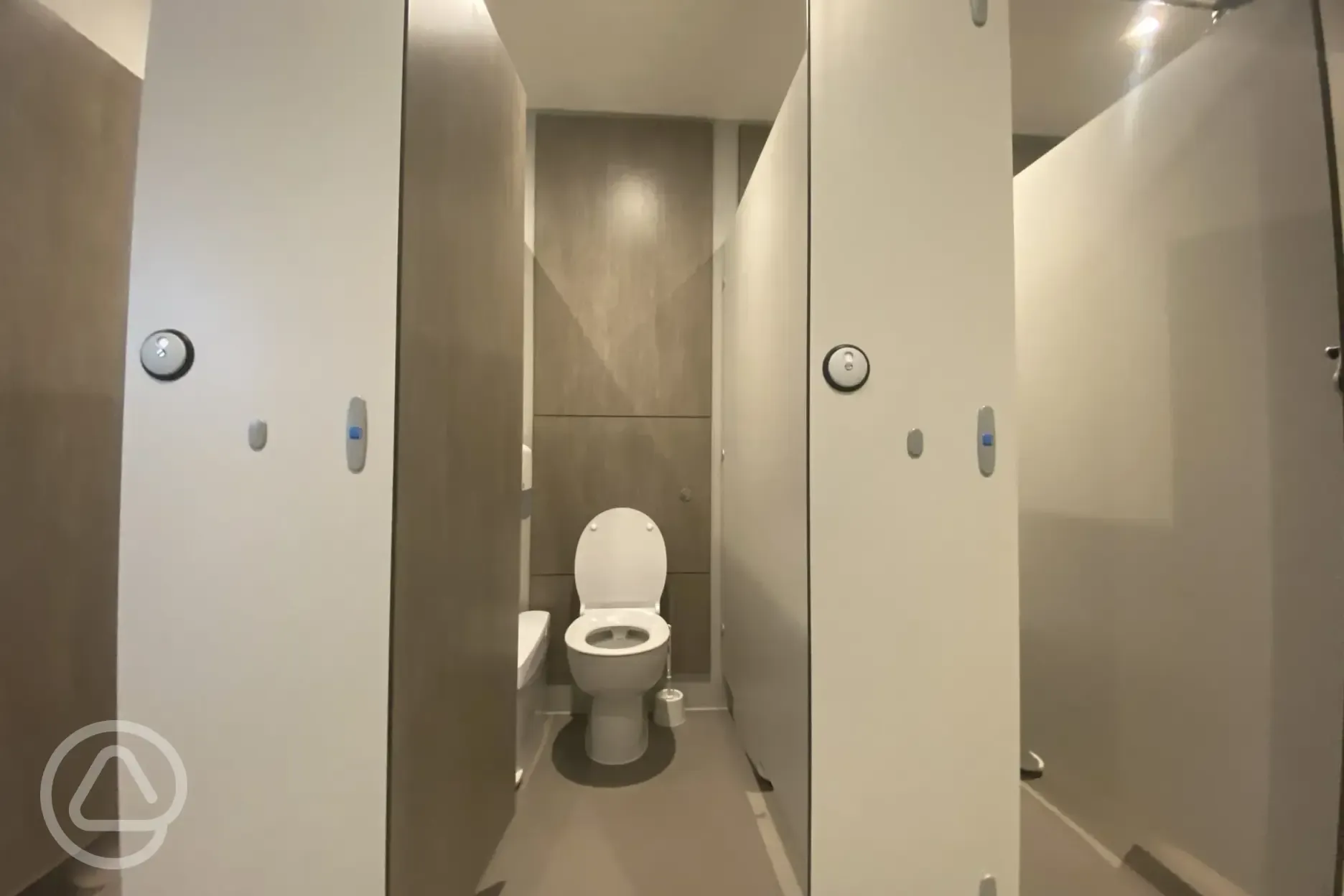 Heated toilet block at Lynmouth Holiday Retreat