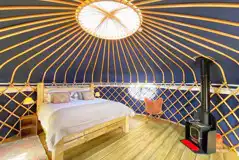 Yurt interior