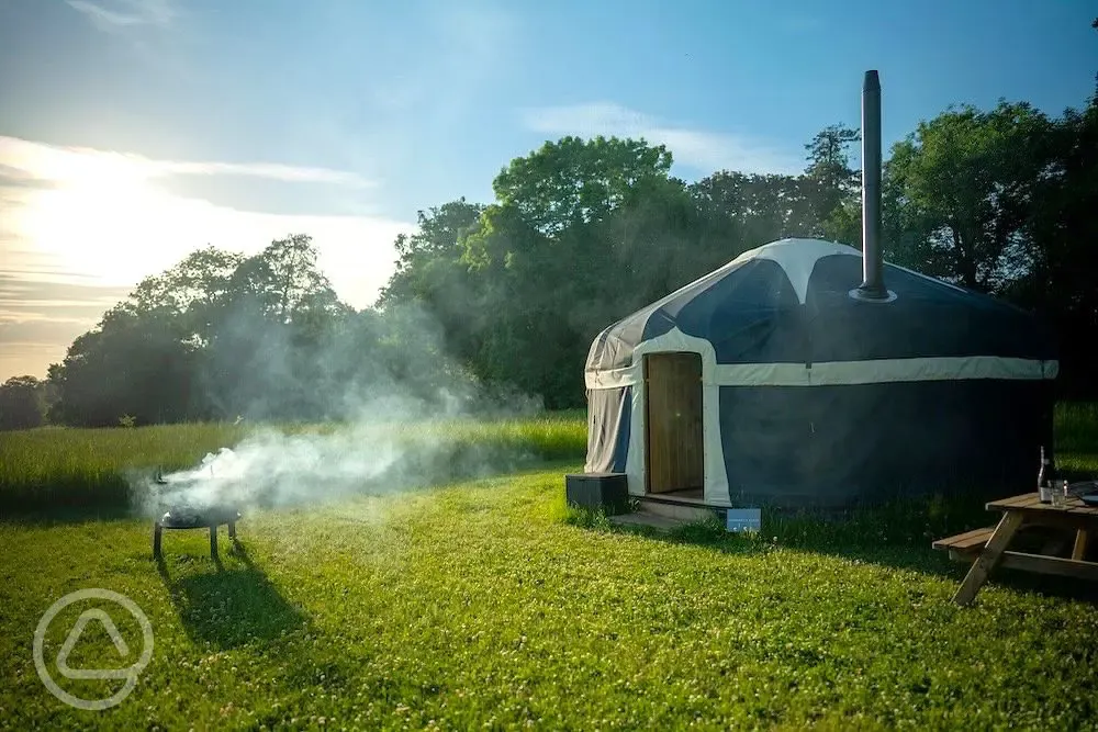 Yurt with BBQ