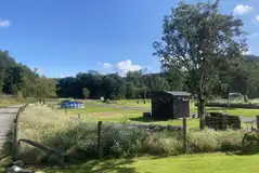 Grass pitches (optional electric) at Ewes Water Caravan and Camping Park