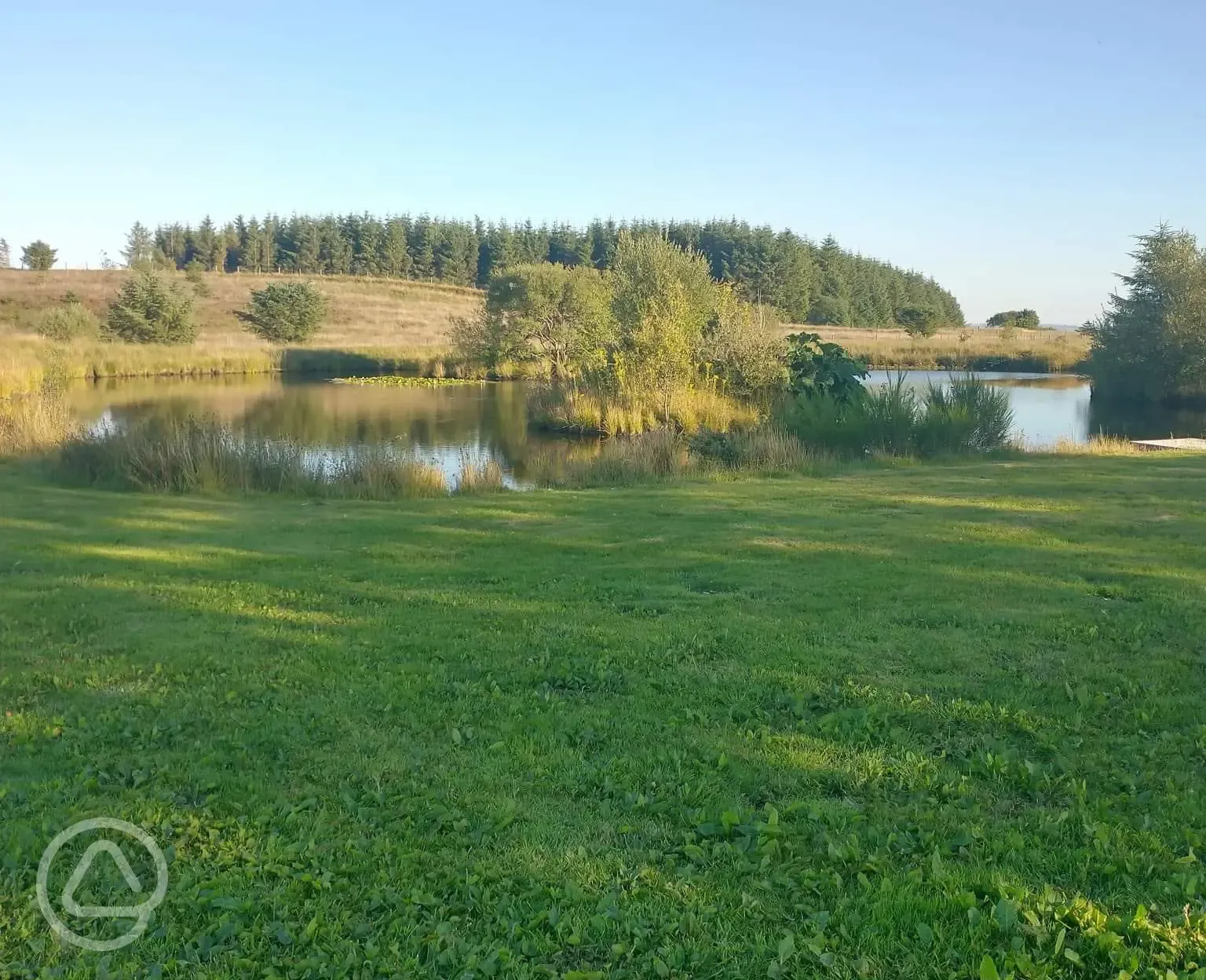 Onsite fishing lake