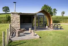 Enterber glamping pod with sheltered hot tub, fire pit, and private patio Enterber glamping pod with sheltered hot tub, fire pit, and private patio