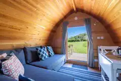 Glamping pod sofa bed Glamping pod sofa bed