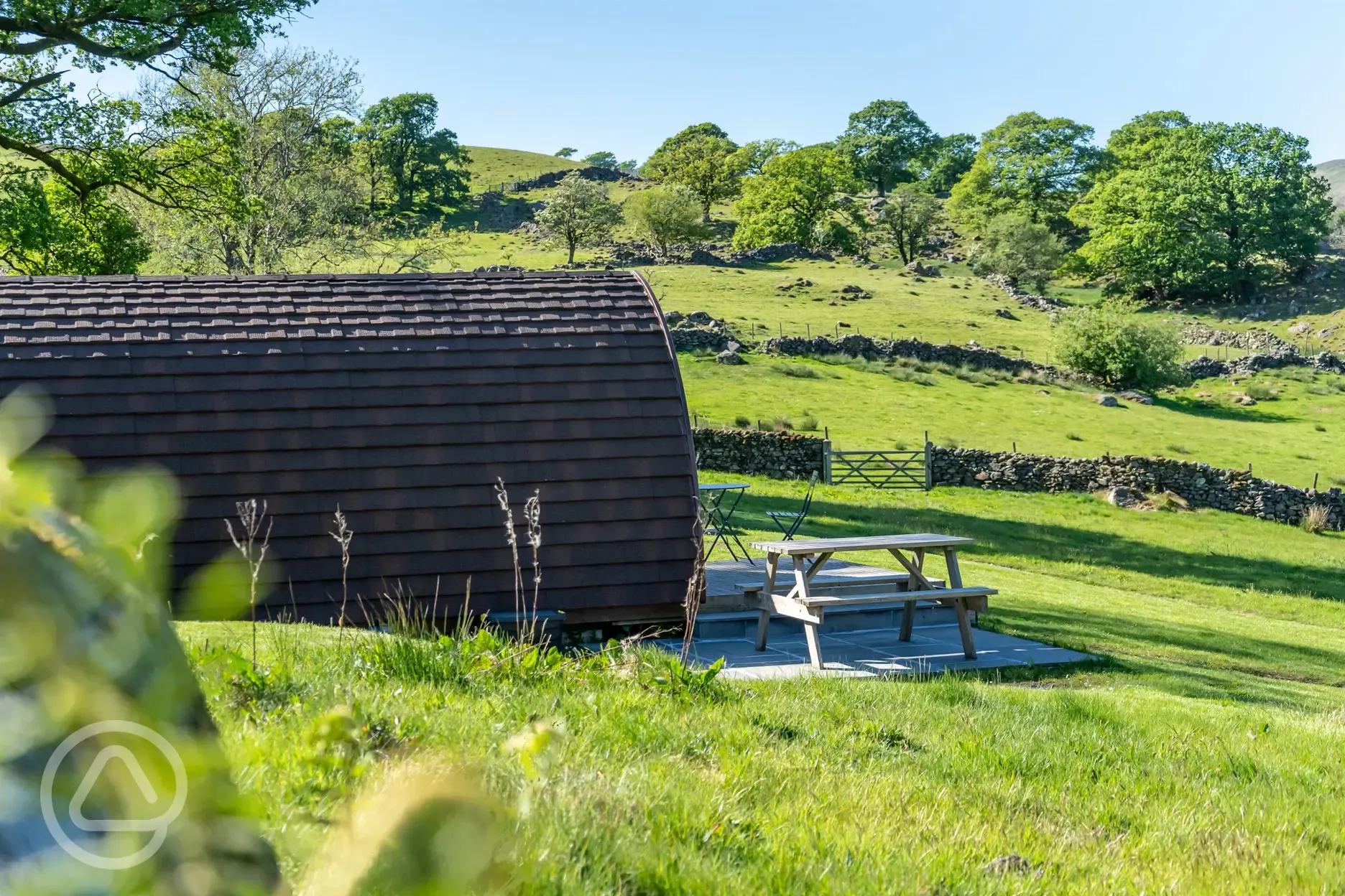 Glamping pod views
