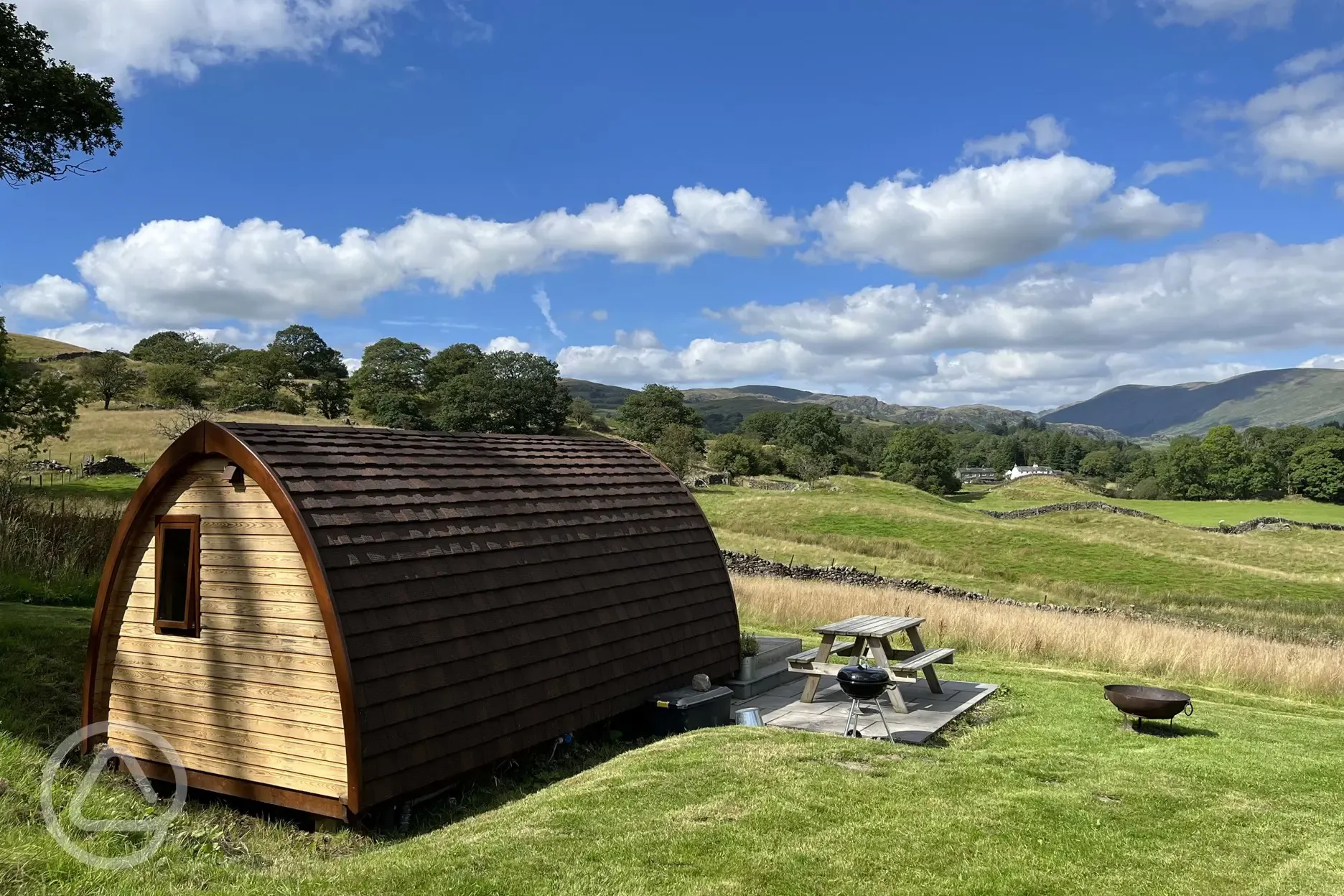 Glamping pod views