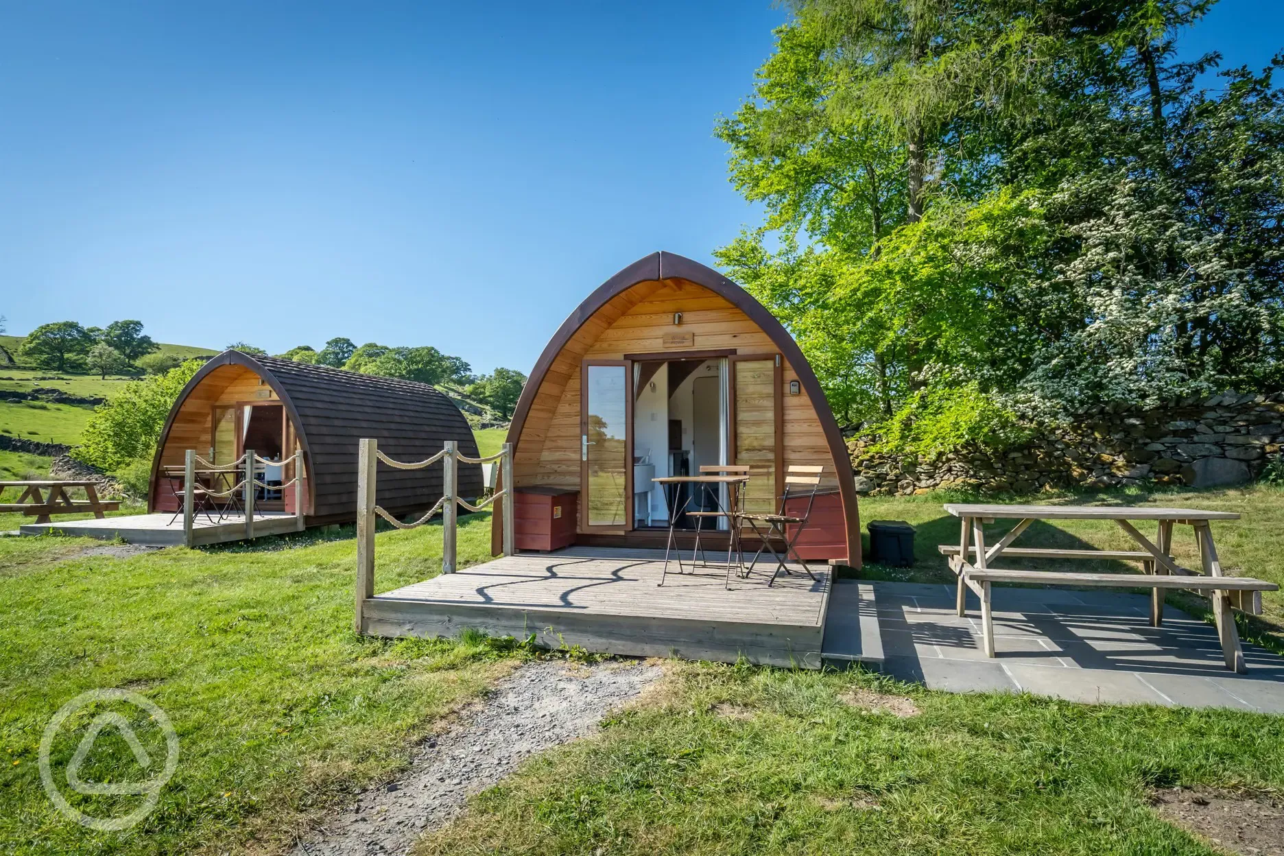 Glamping pods
