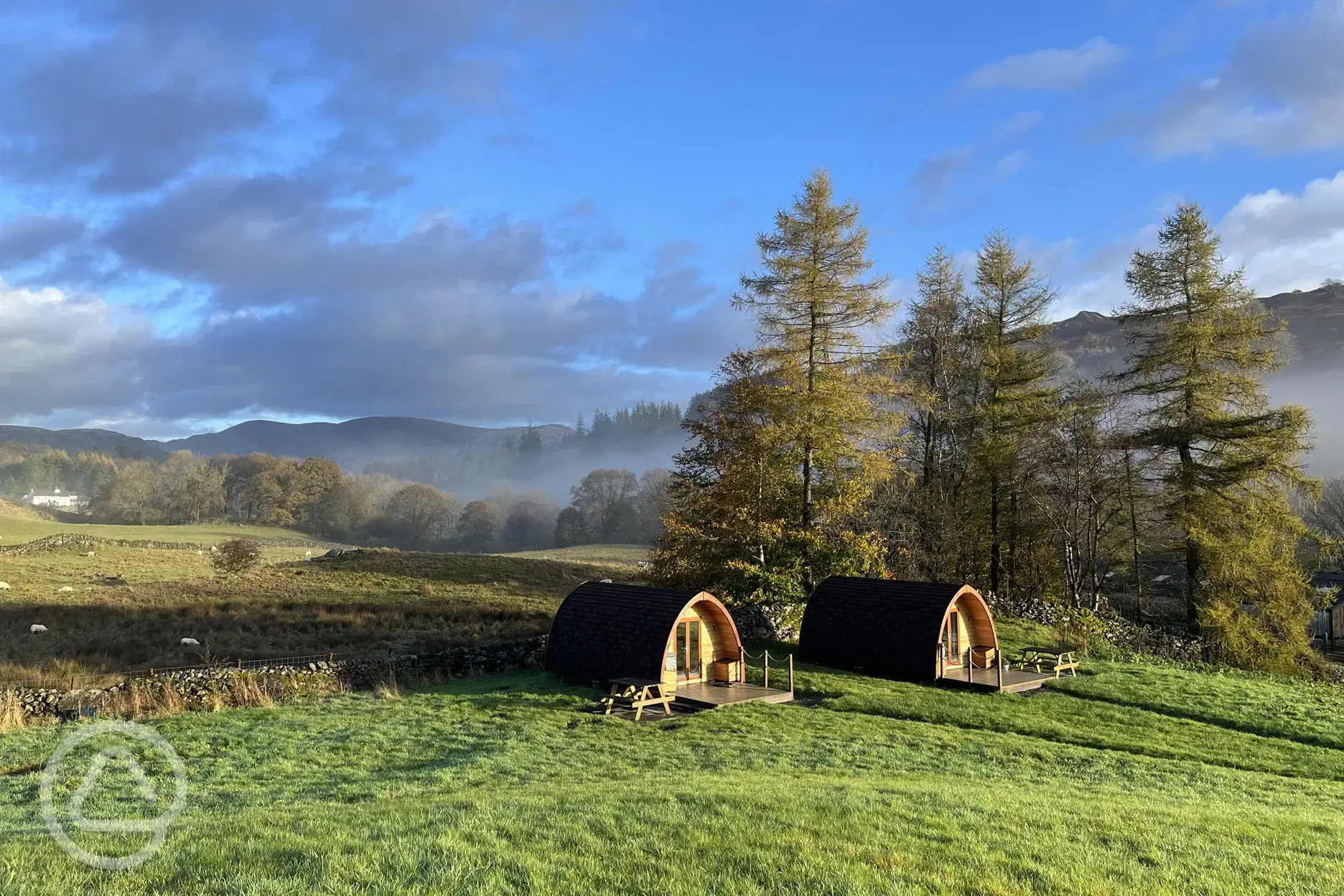 Glamping pod views
