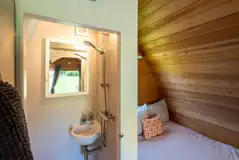 Glamping pod ensuite bathroom Glamping pod ensuite bathroom