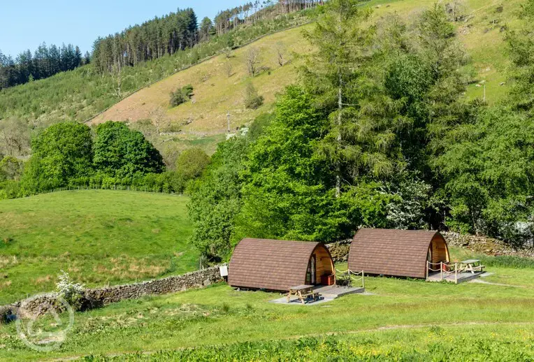 Glamping pods