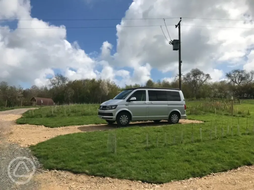 Gravel touring pitches