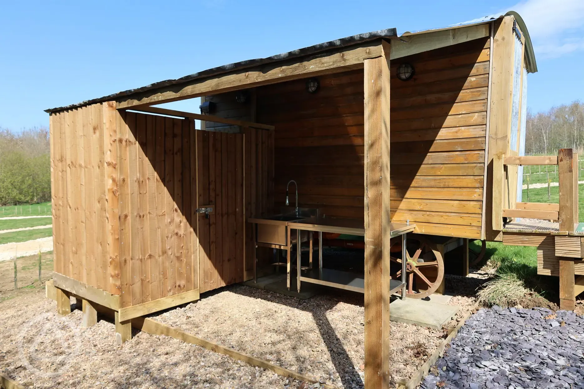 Washing up area