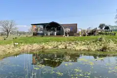 Daisy ensuite glamping pod with views over the pond Daisy ensuite glamping pod with views over the pond