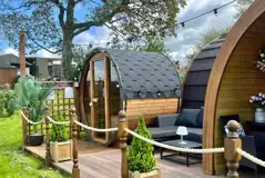 Dandelion ensuite glamping pod and optional sauna