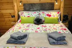 Buttercup ensuite glamping pod bedroom Buttercup ensuite glamping pod bedroom