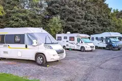 Hardstanding 8m x 8m pitches with 16 amp electric hook ups