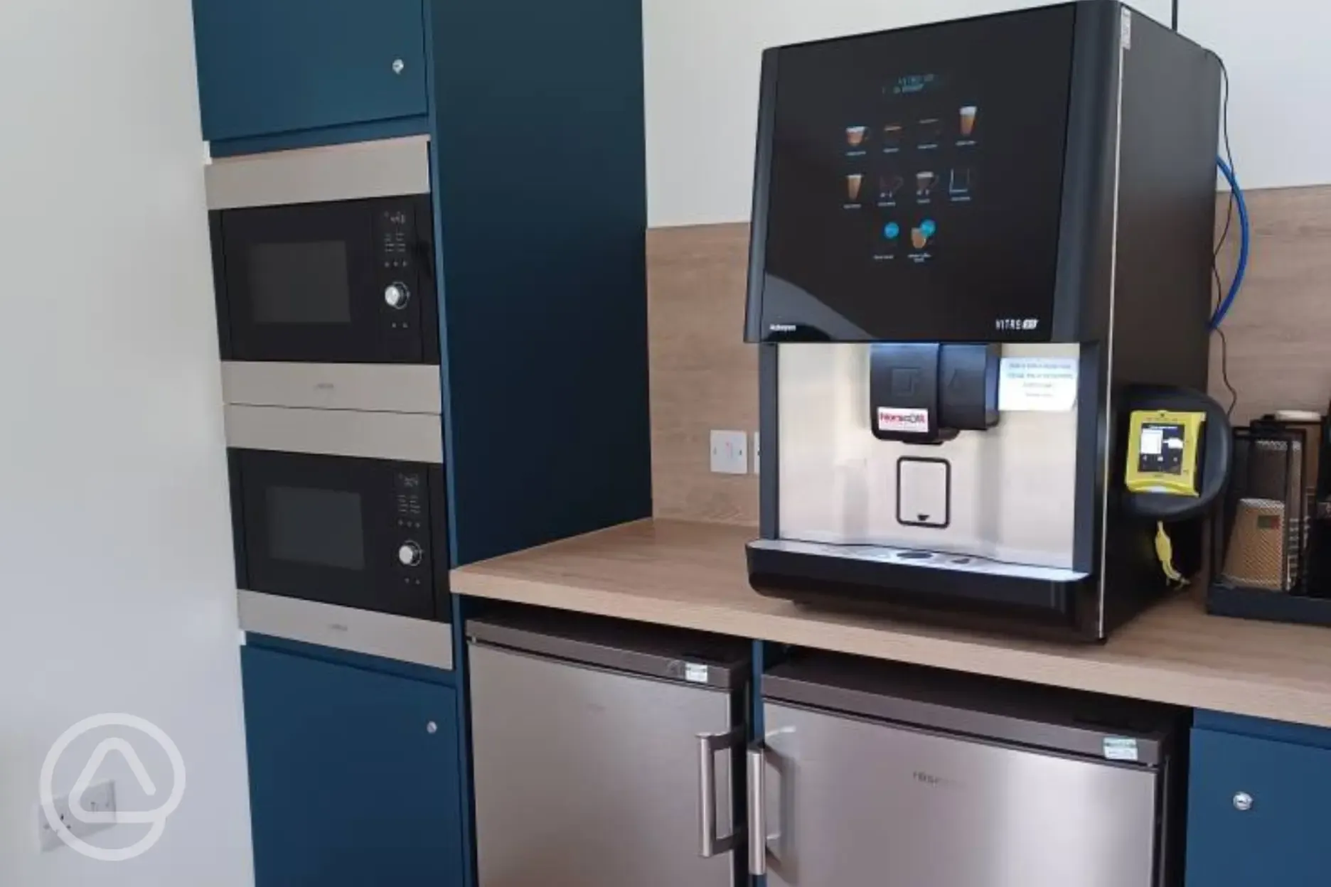 Fridge/freezers and coffee machine Fridge/freezers and coffee machine