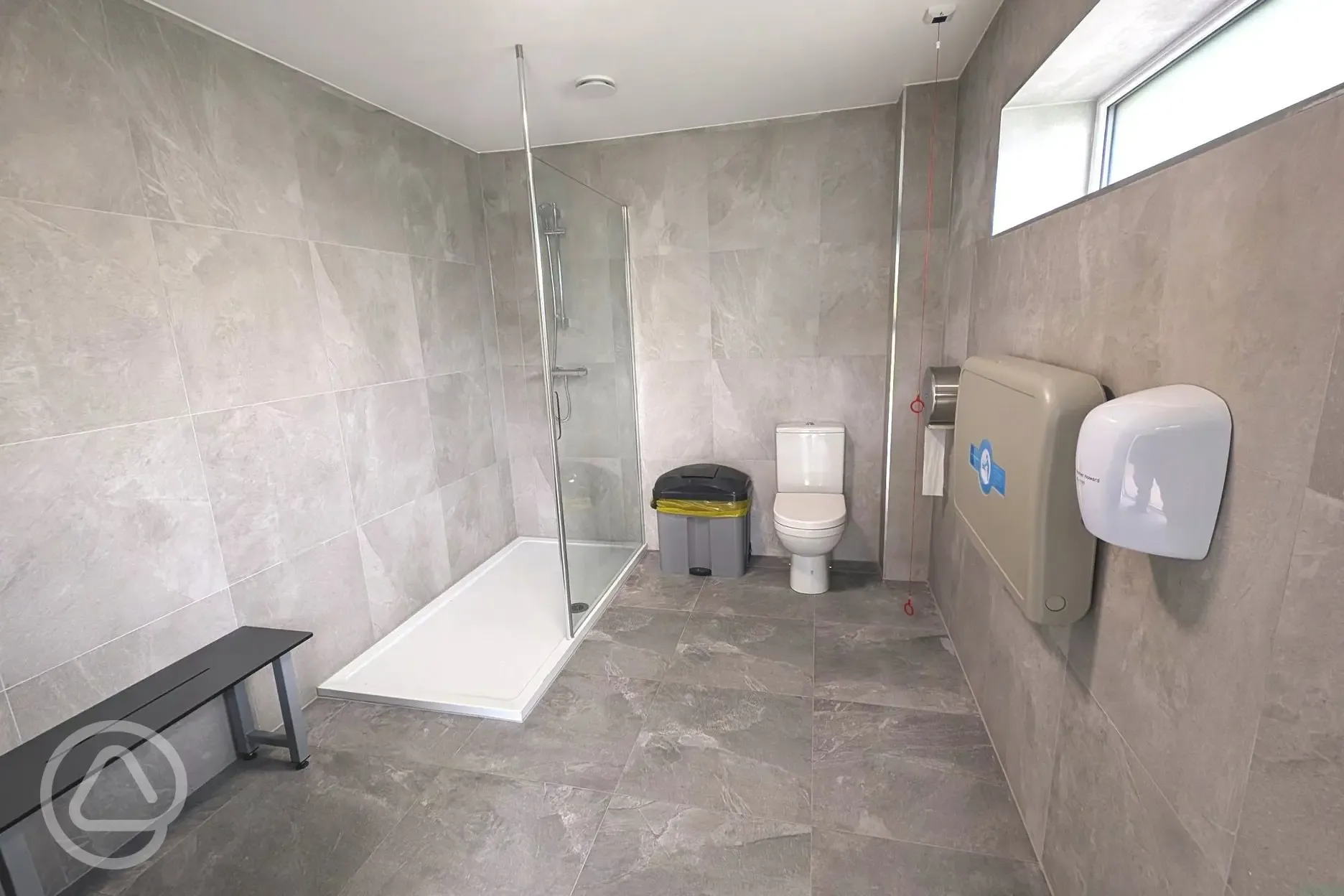 Family shower room