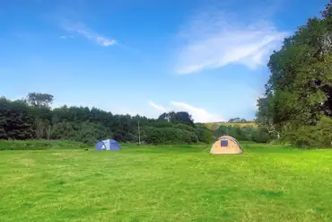 Non electric grass pitches for tents at Ritec Valley Glamping and Camping
