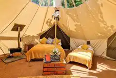 Daisy bell tent interior