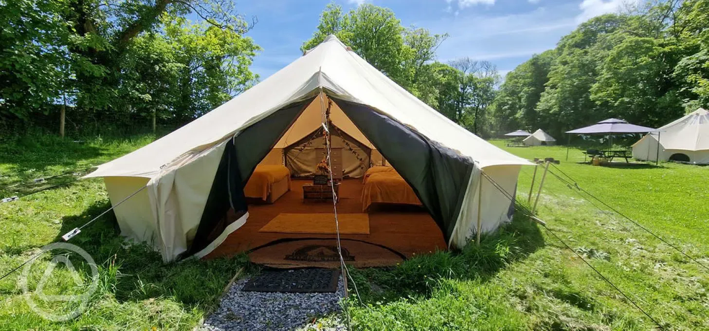 Sunflower bell tent (pet friendly)