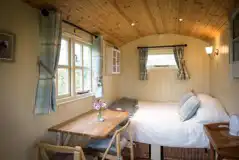 Shepherd's hut interior Shepherd's hut interior