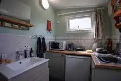 Shepherd's hut private kitchen Shepherd's hut private kitchen