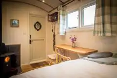 Shepherd's hut interior Shepherd's hut interior