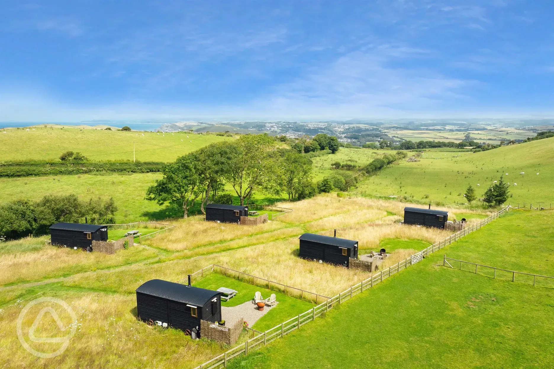 Aerial of the site